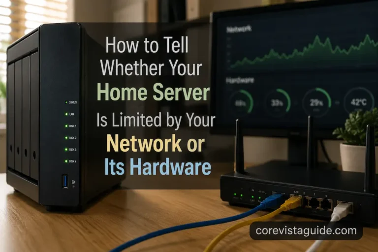 How to Tell Whether Your Home Server Is Limited by Your Network or Its Hardware