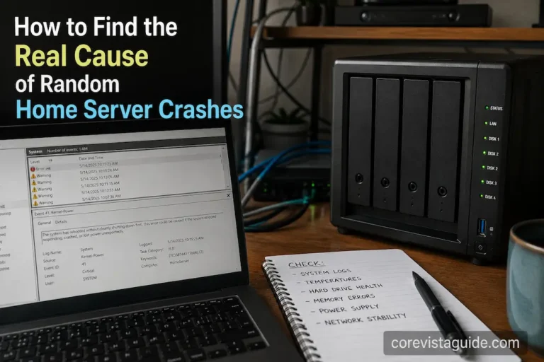 How to Find the Real Cause of Random Home Server Crashes